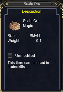 Scale Ore